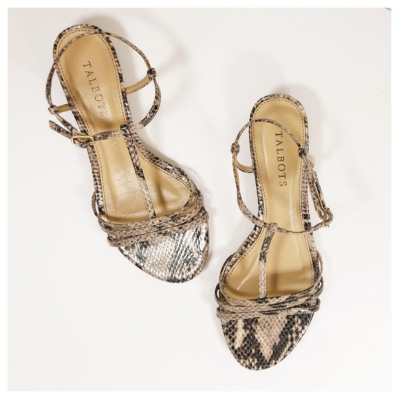 Talbots Shoes - Talbots Snake Print Sandal